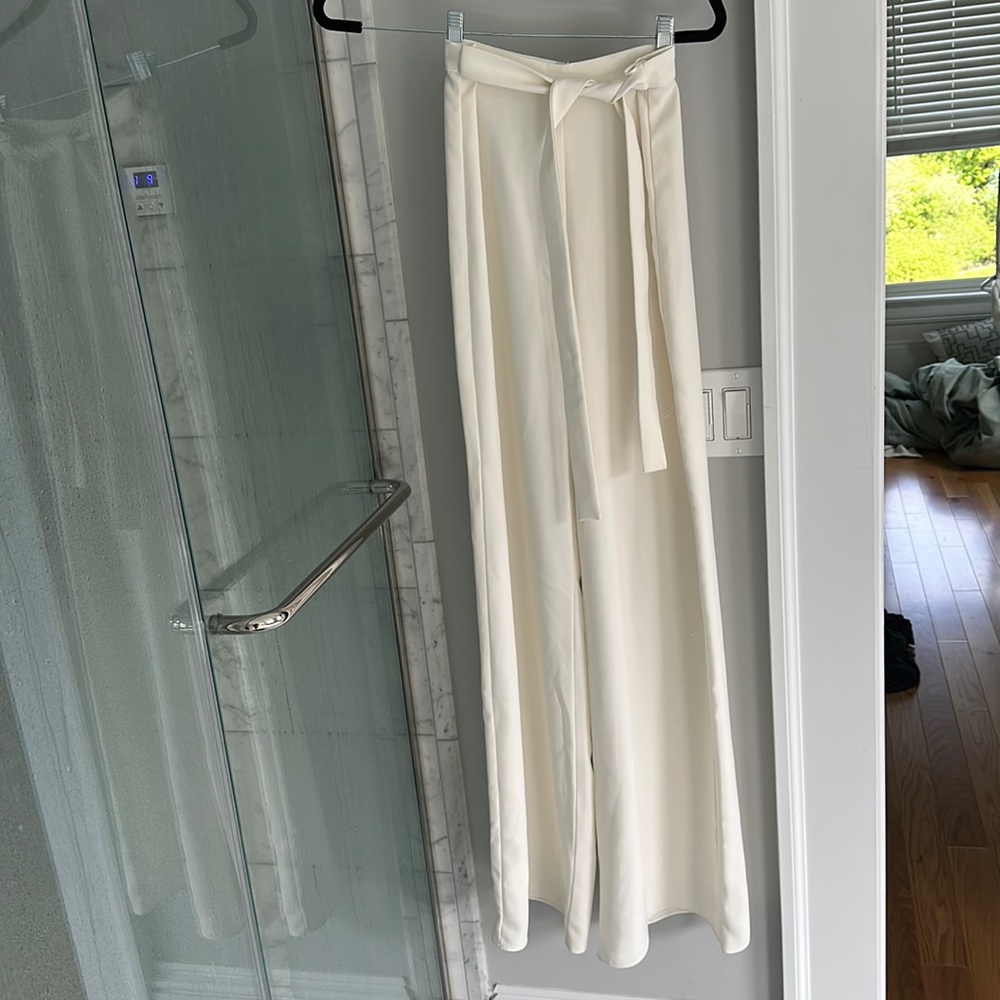 Amanda Uprichard ivory dress pants
